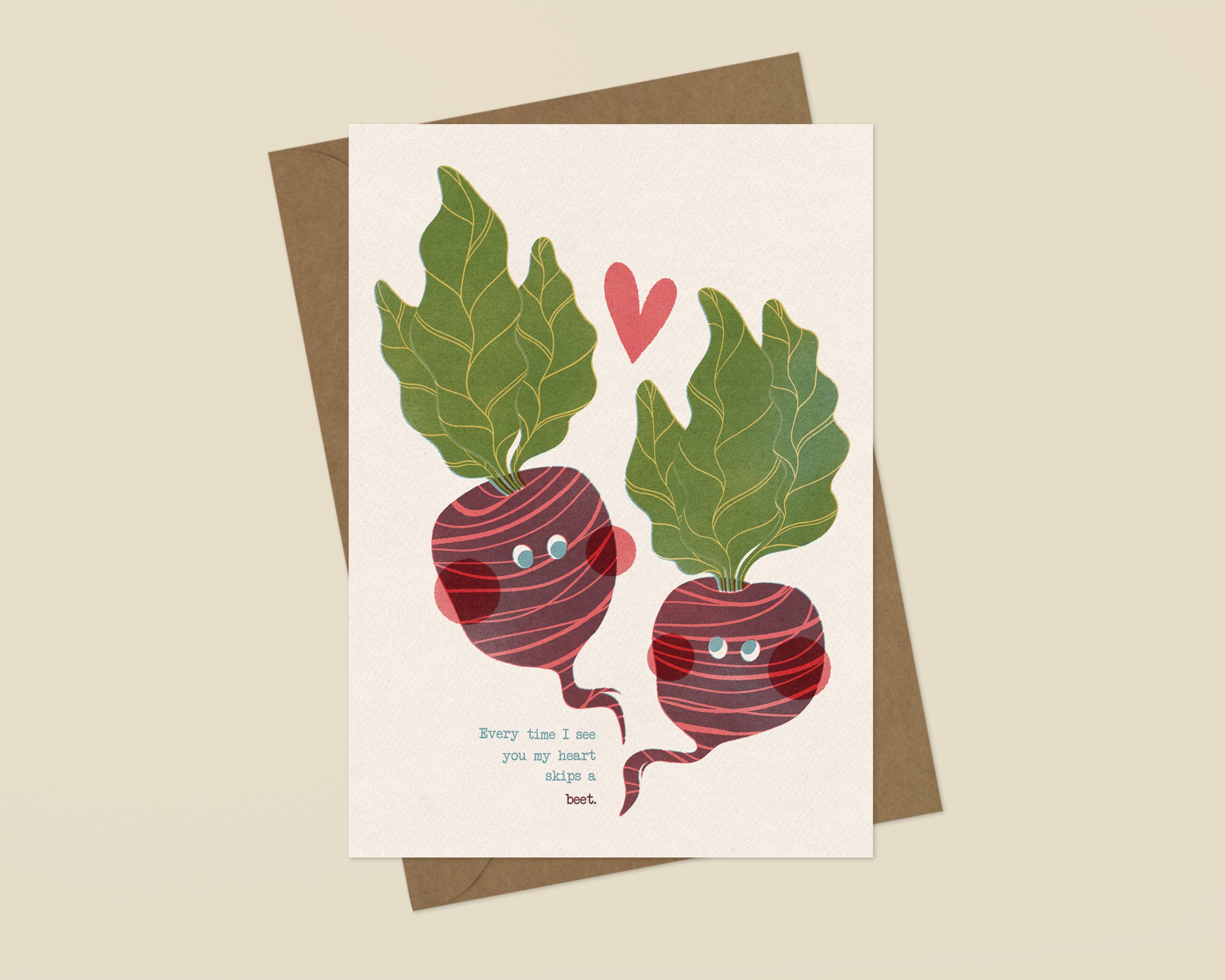 Heart Skips a Beet, Iskra Tsoneva, Flickers and Lines Illustration