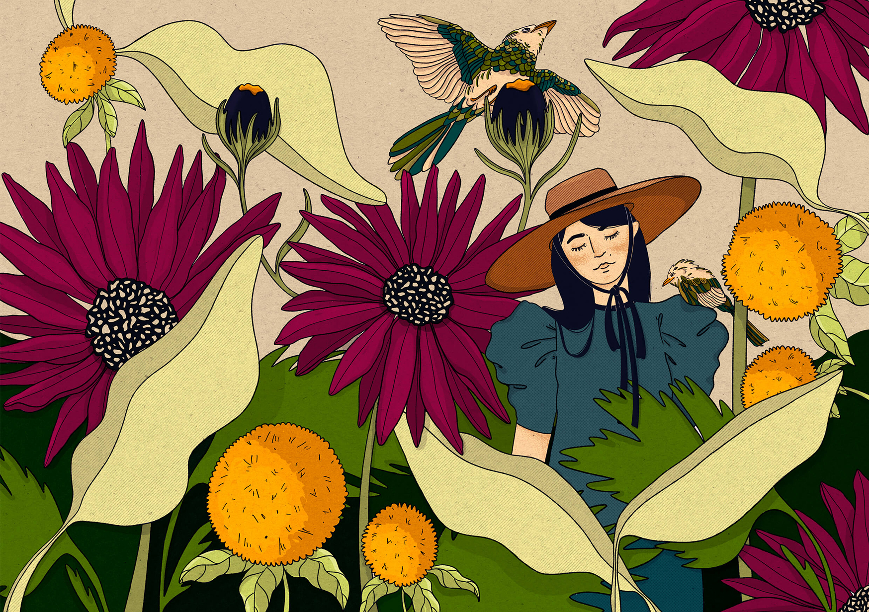 Dreamland, Iskra Tsoneva, Flickers and Lines Illustration