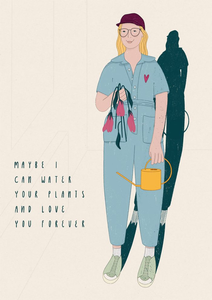 Maybe, Iskra Tsoneva, Flickers and Lines Illustration