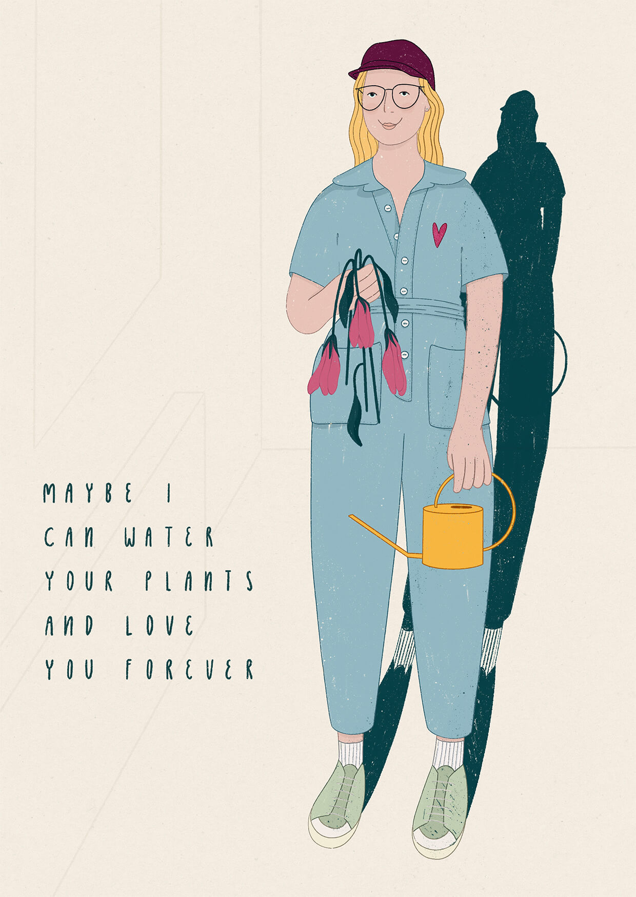 Maybe, Iskra Tsoneva, Flickers and Lines Illustration