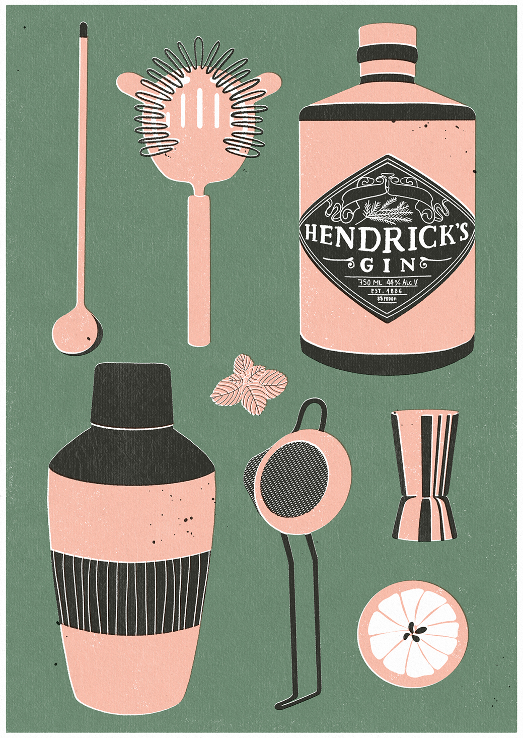 Tools of trade, Iskra Tsoneva, Flickers and Lines Illustration